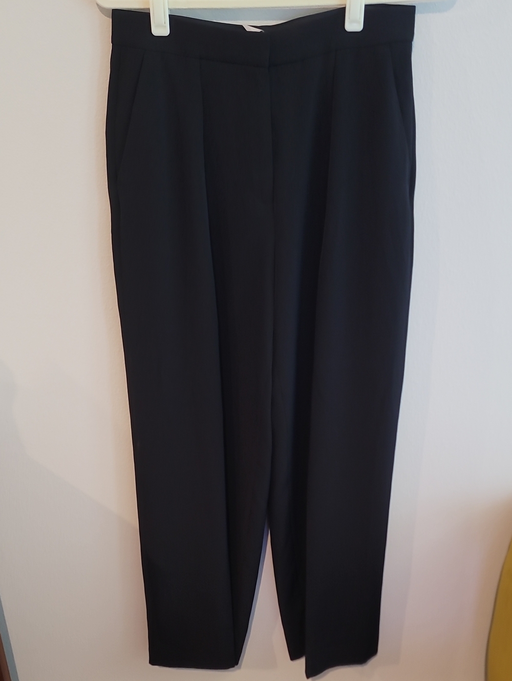 H&M Black Tailored High-Waist Trousers